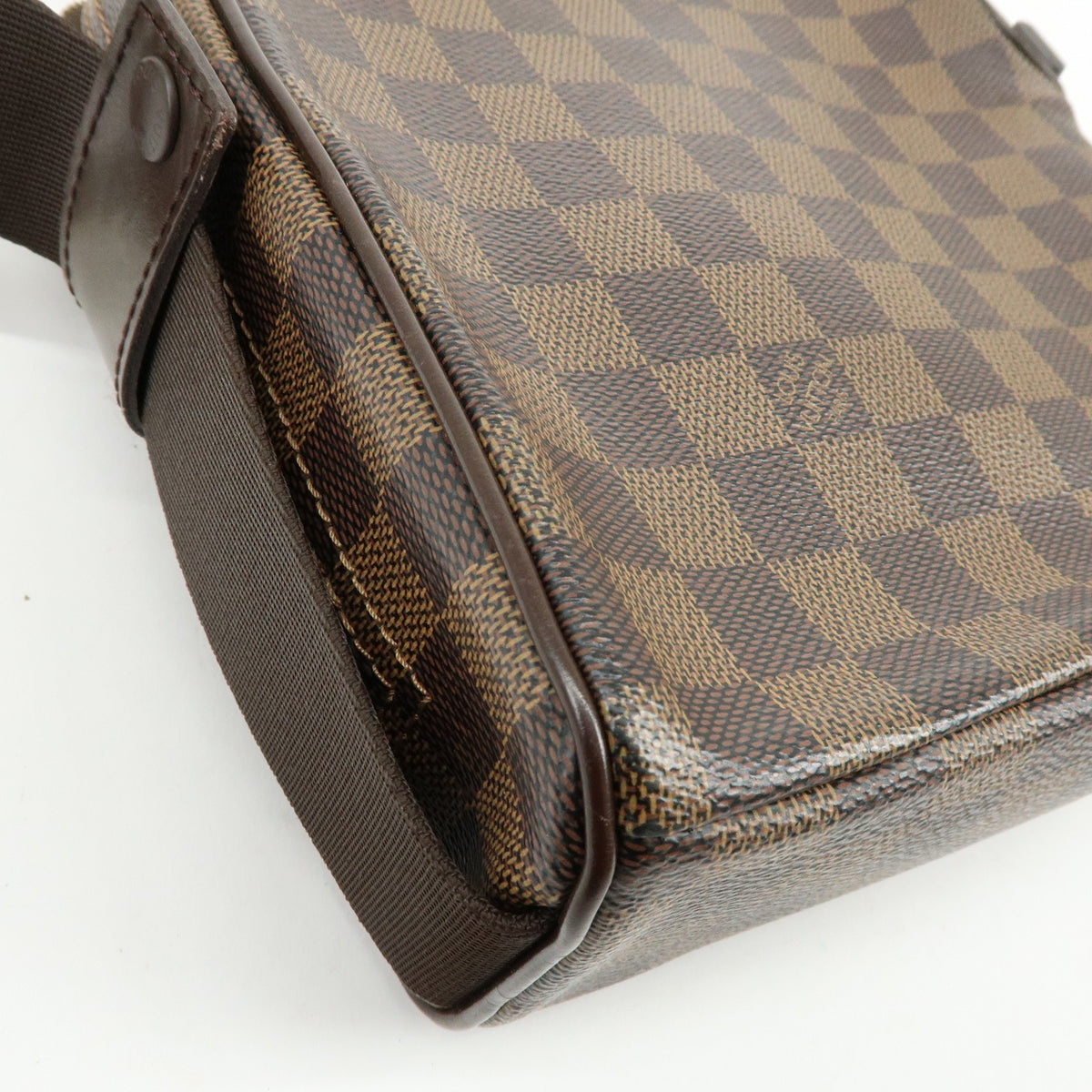Louis Vuitton Olav Damier, Brown, Canvas, Handbag