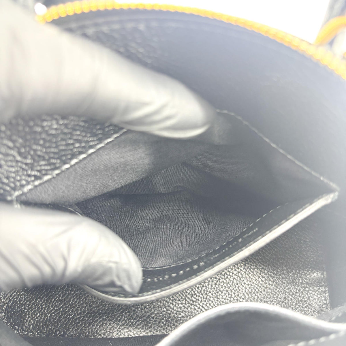 Balenciaga Logo Ville Leather, Black, Leather, Handbag