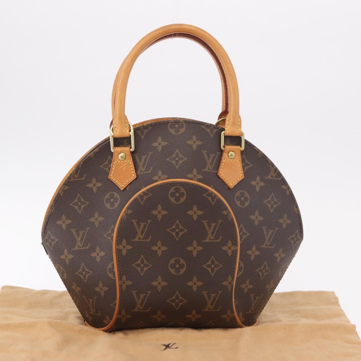 Louis Vuitton Ellipse Monogram Canvas, Brown, Canvas, Handbag