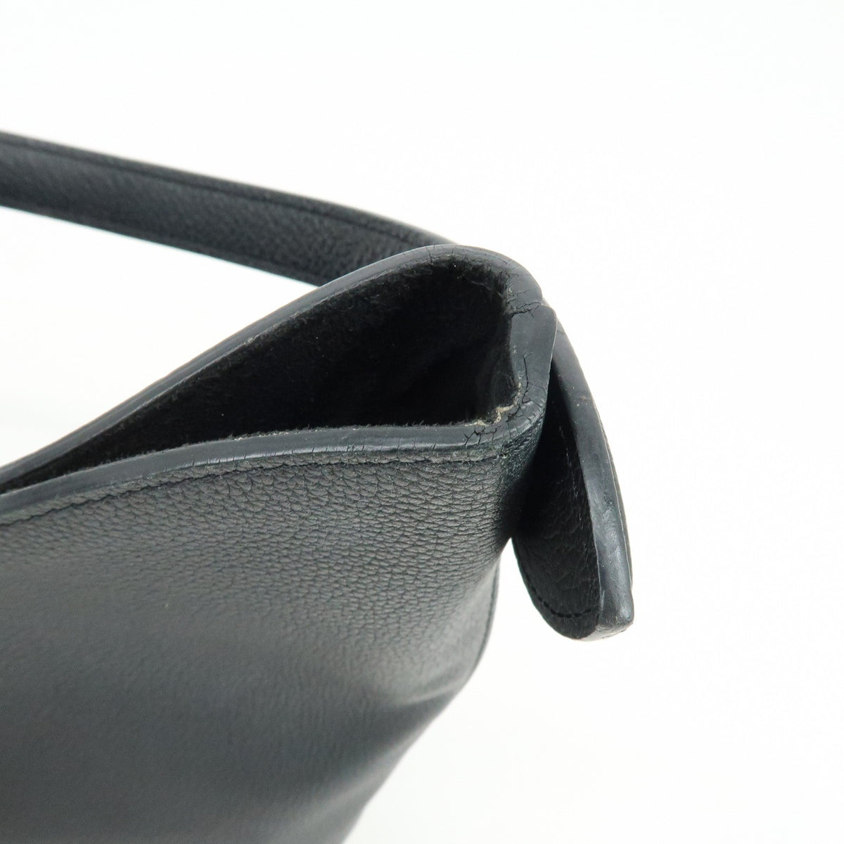 Louis Vuitton Lockme Hobo Leather, Black, Leather, Shoulder Bag