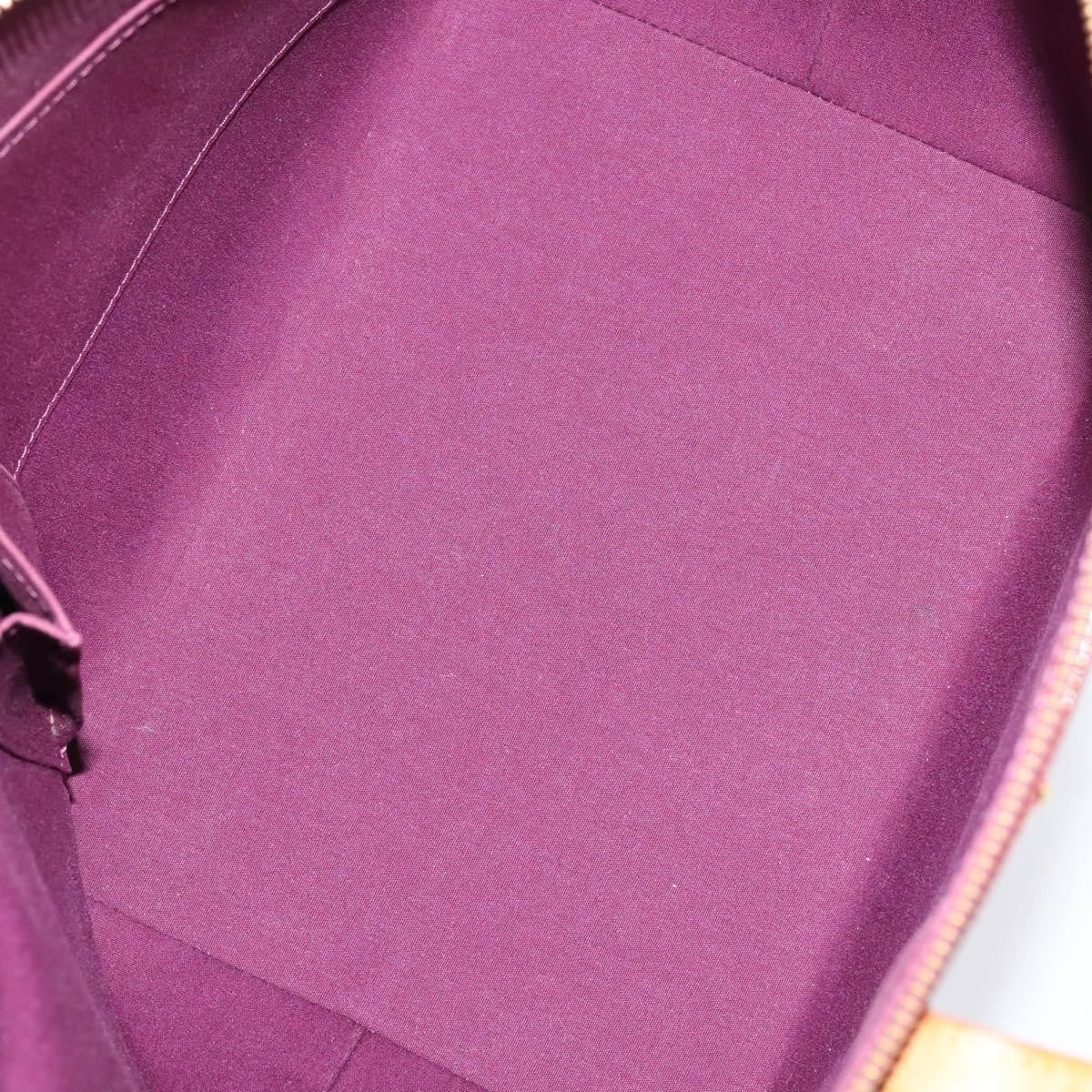 Louis Vuitton Bellevue Monogram Vernis, Purple, Patent Leather, Handbag