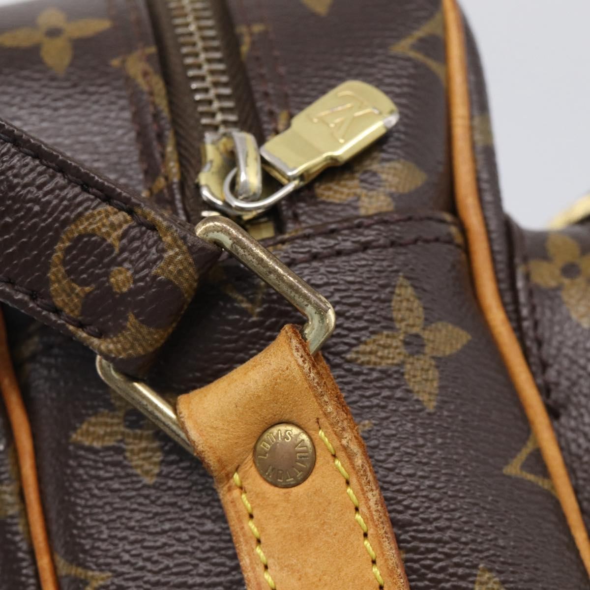 Louis Vuitton Nil Shoulder Bag Monogram Canvas, Brown, Canvas, Shoulder Bag