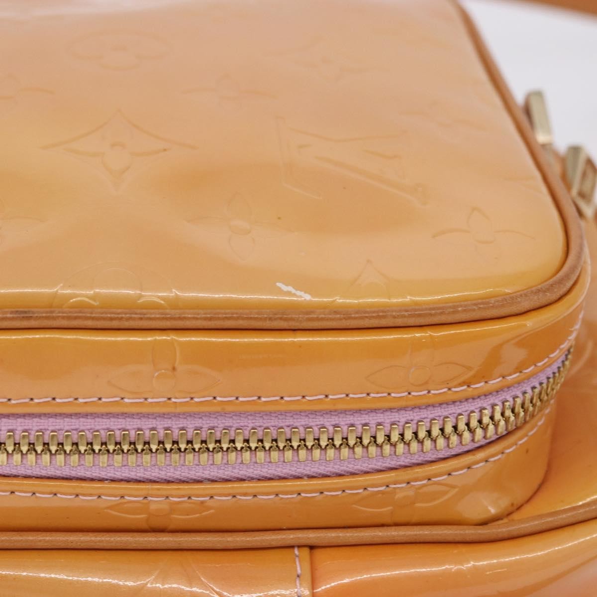 Louis Vuitton Wooster Monogram vernis, Yellow, Patent Leather, Shoulder Bag