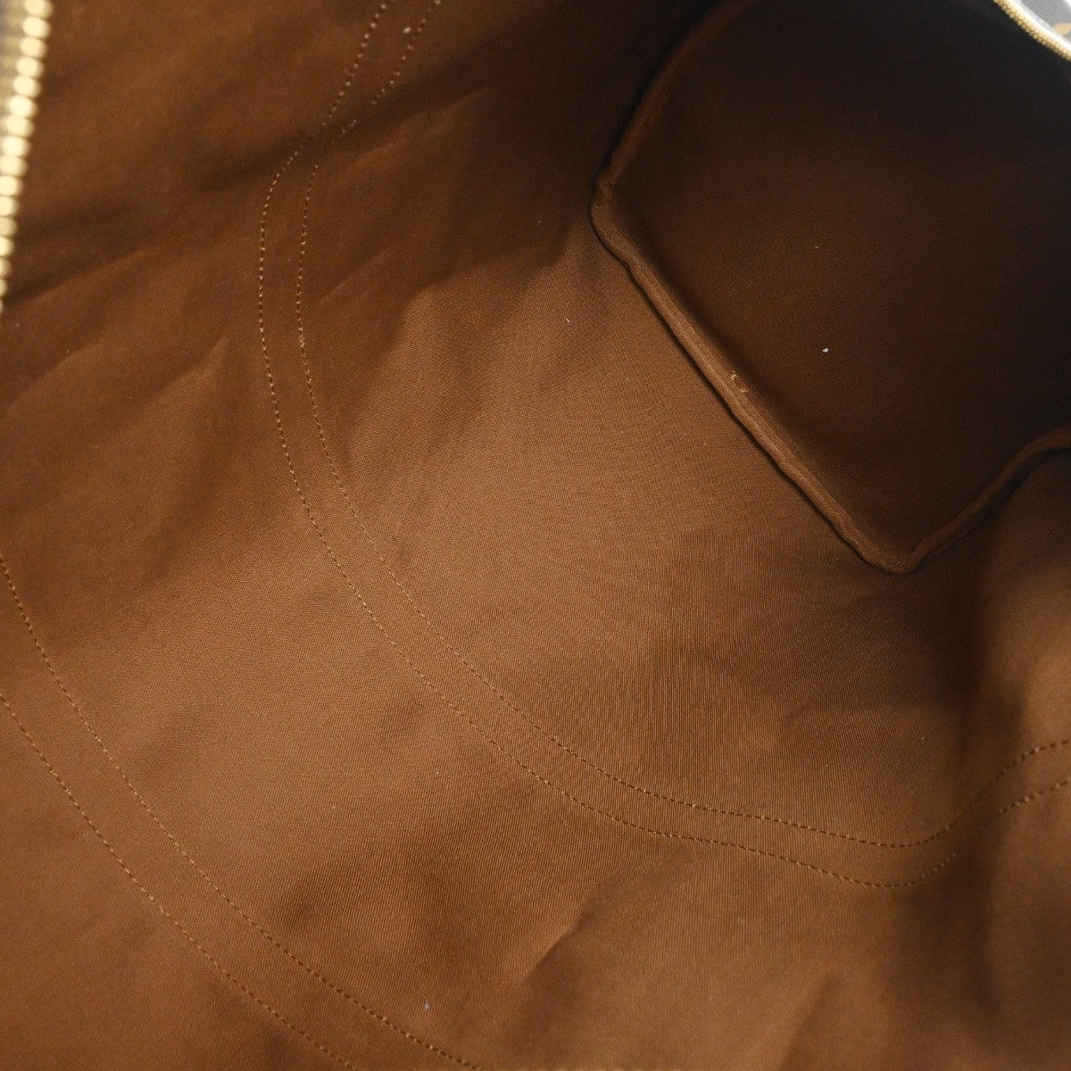 Louis Vuitton Keepall Monogram, Brown, Canvas, Travel Bag