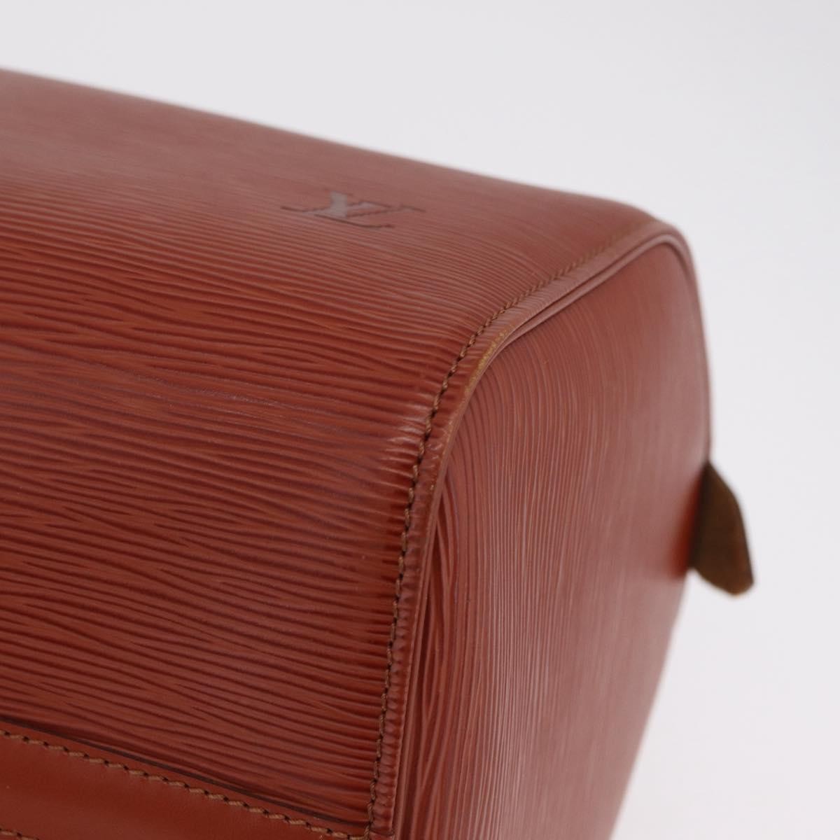 Louis Vuitton Speedy Epi Leather, Brown, Leather, Handbag