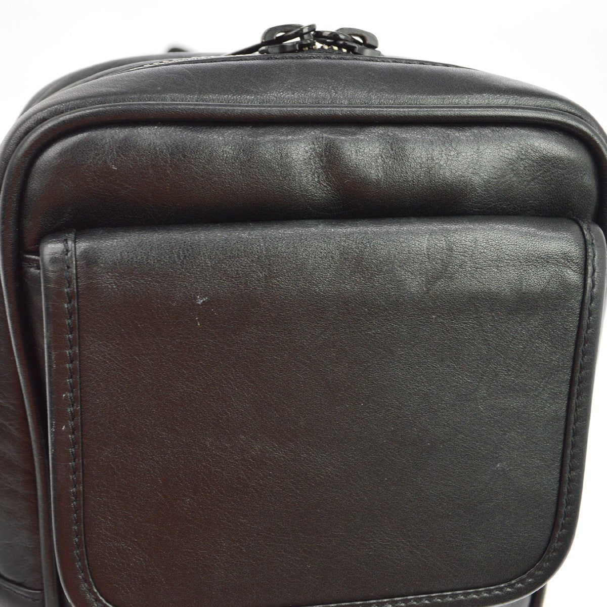 Louis Vuitton Peonia Leather, Black, Leather, Crossbody Bag