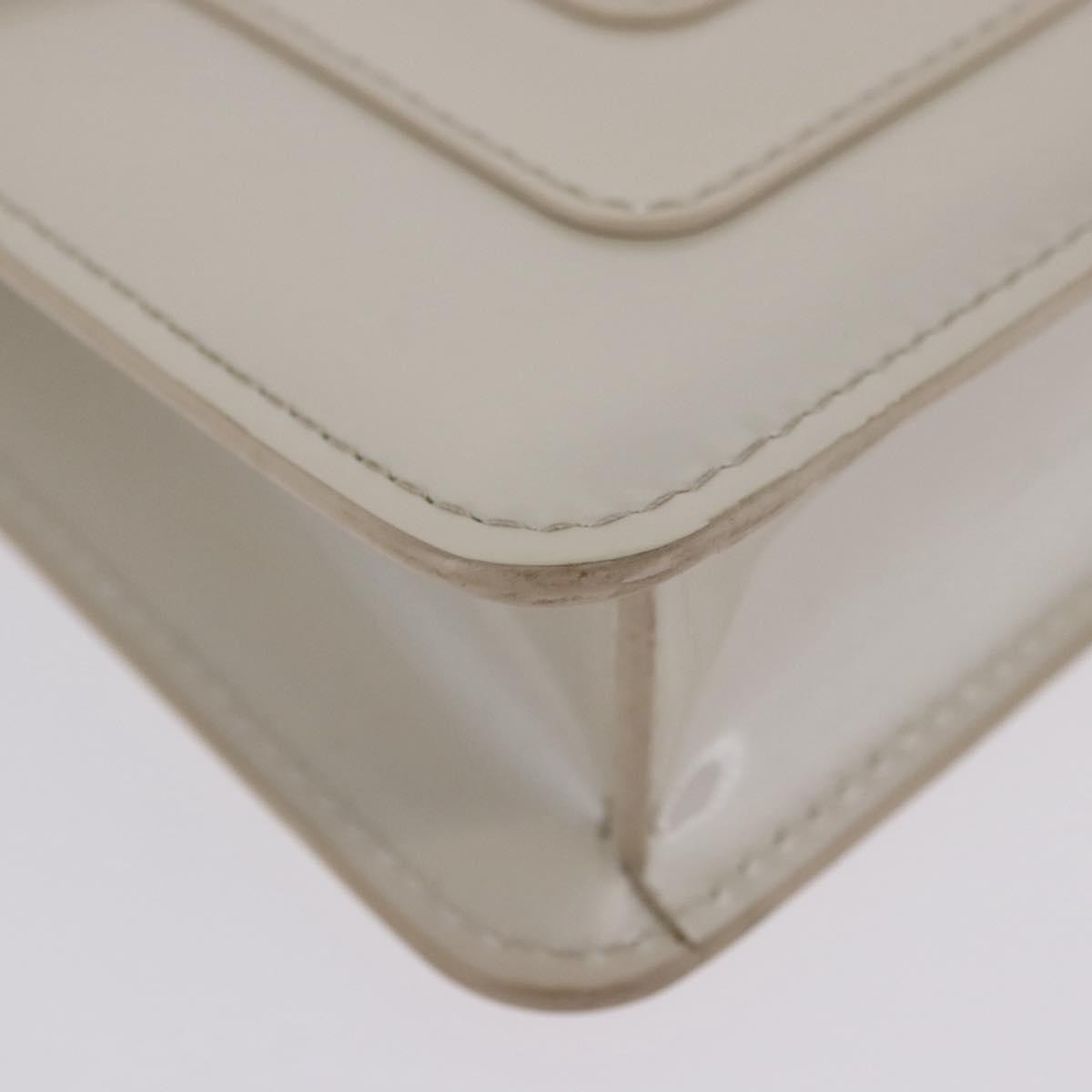 Bvlgari Serpenti Forever Patent, White, Patent Leather, Shoulder Bag