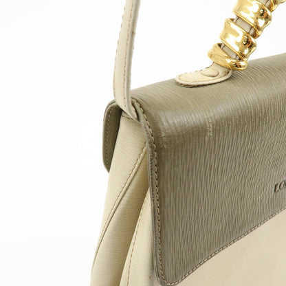 Loewe Vintage Velazquez Top Handle Leather, Beige, Leather, Handbag