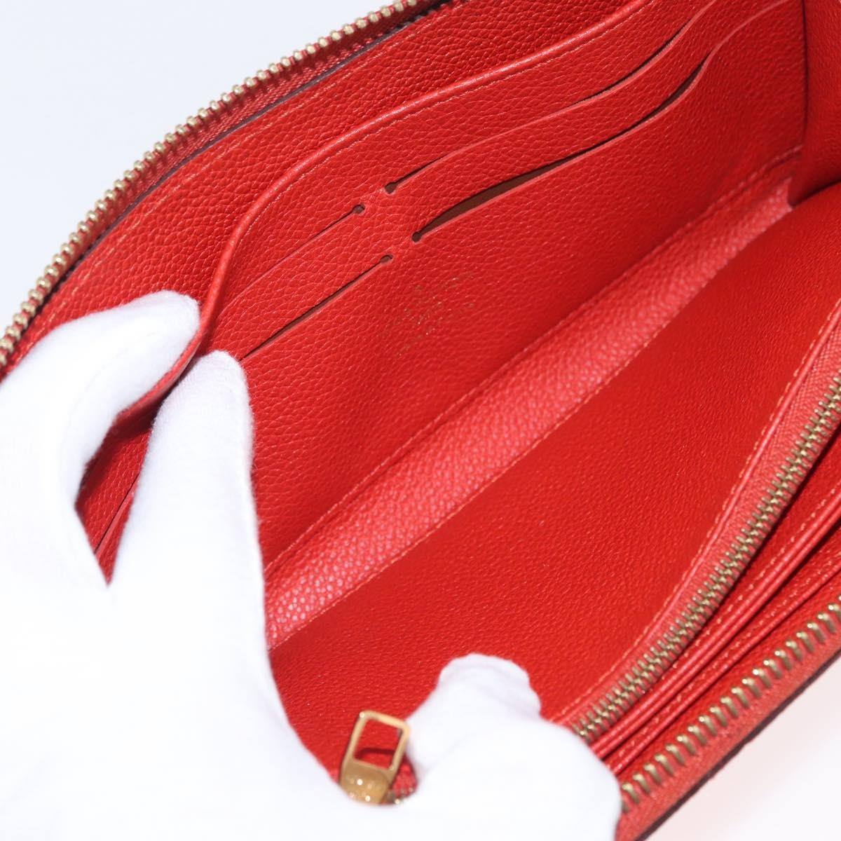 Louis Vuitton Portefeuille zippy Monogramme Empreinte Monogramme Empreinte, Orange, Leather, Wallet