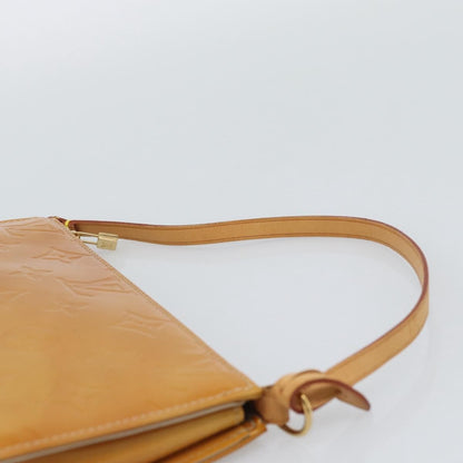 Louis Vuitton Lexington Pochette Patent Leather, Beige, Patent Leather, Clutch