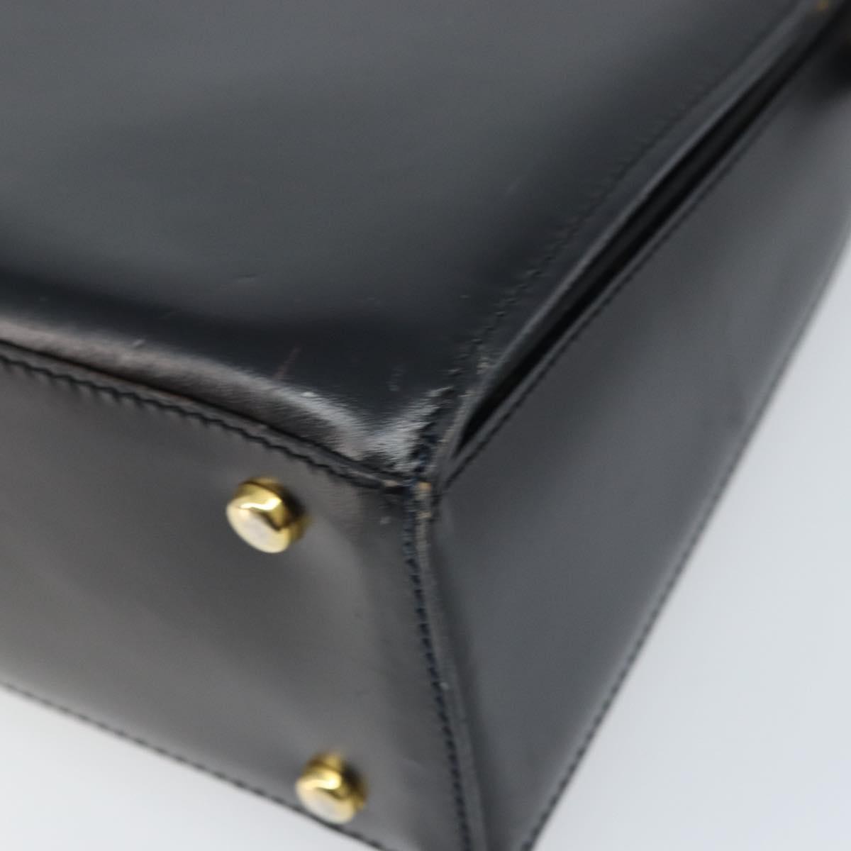 Celine Vintage Leather, Black, Leather, Shoulder Bag