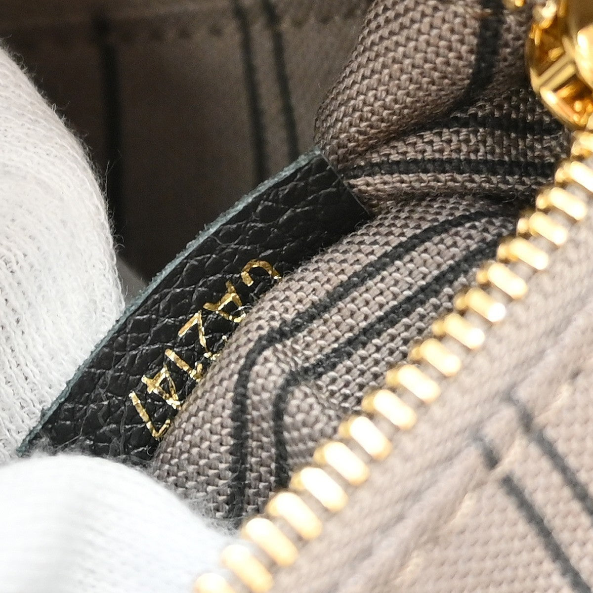 Louis Vuitton Sorbonne Monogram Empreinte, Black, Leather, Backpack