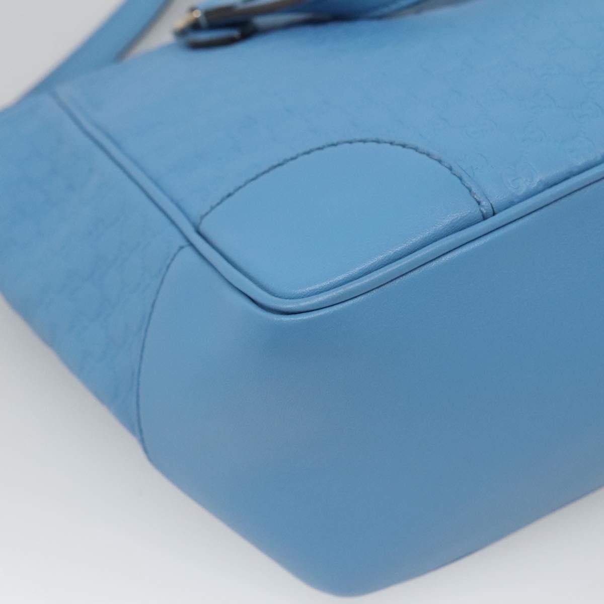 Gucci Bree Convertible Tote Microguccissima Leather, Blue, Leather, Tote Bag