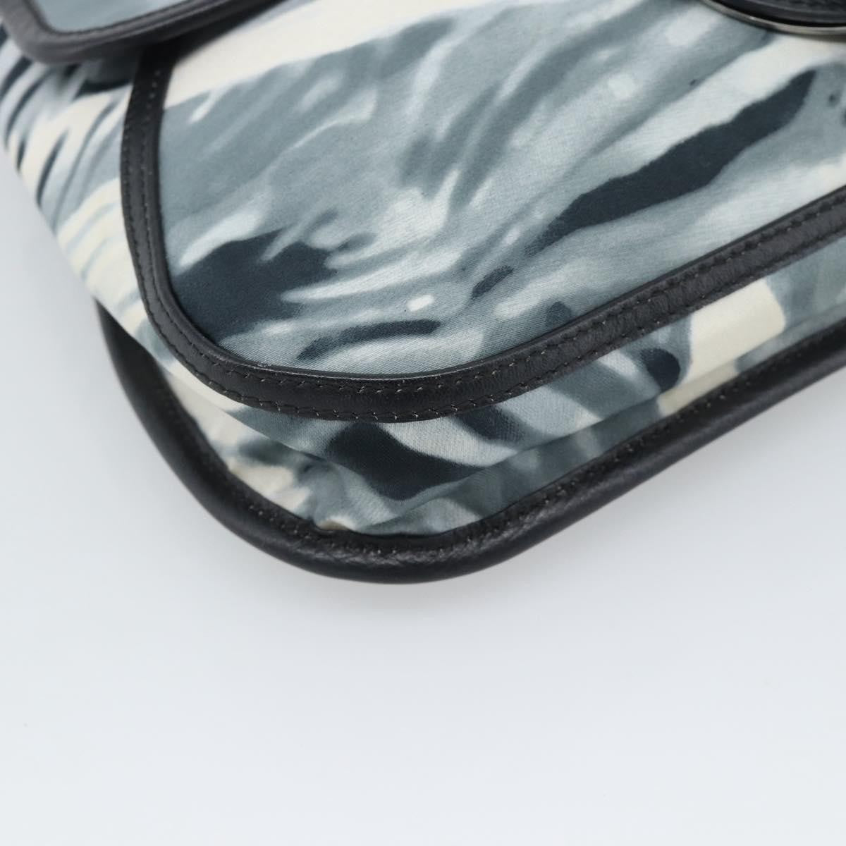 Salvatore Ferragamo Gancini Nylon, Gray, Nylon, Crossbody Bag