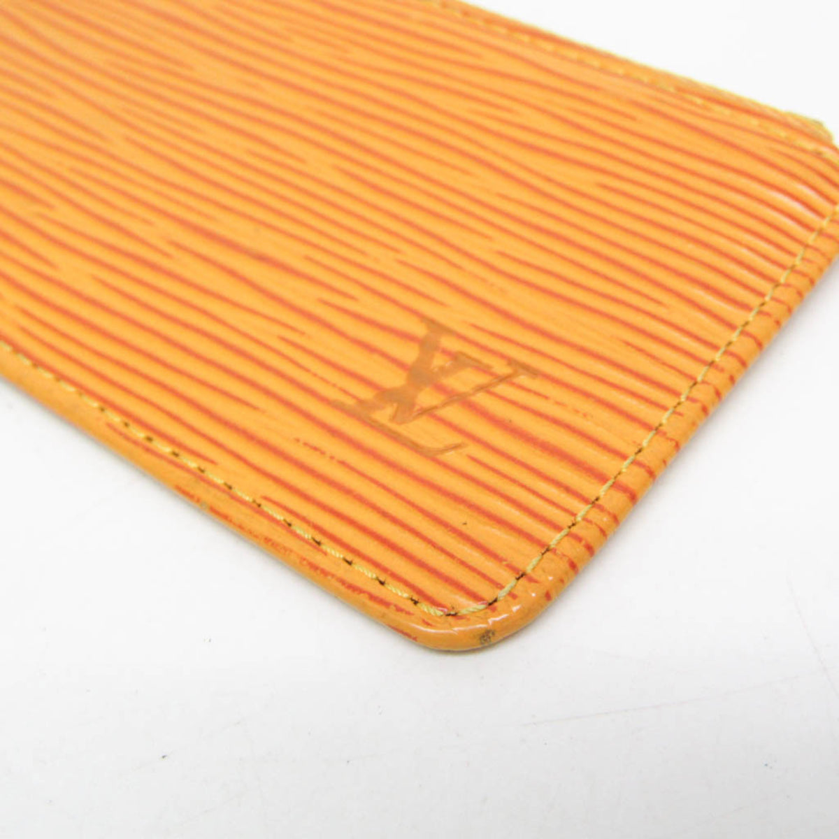 Louis Vuitton Pochette Clés Epi, Yellow, Leather, Wallet