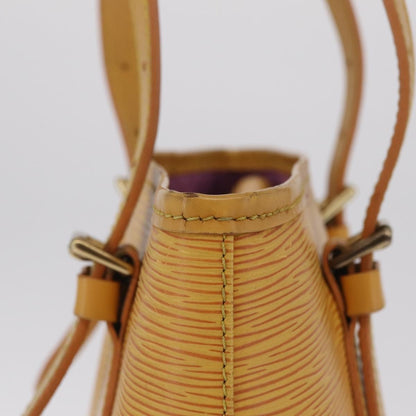 Louis Vuitton Petit Bucket Epi Leather, Yellow, Leather, Handbag