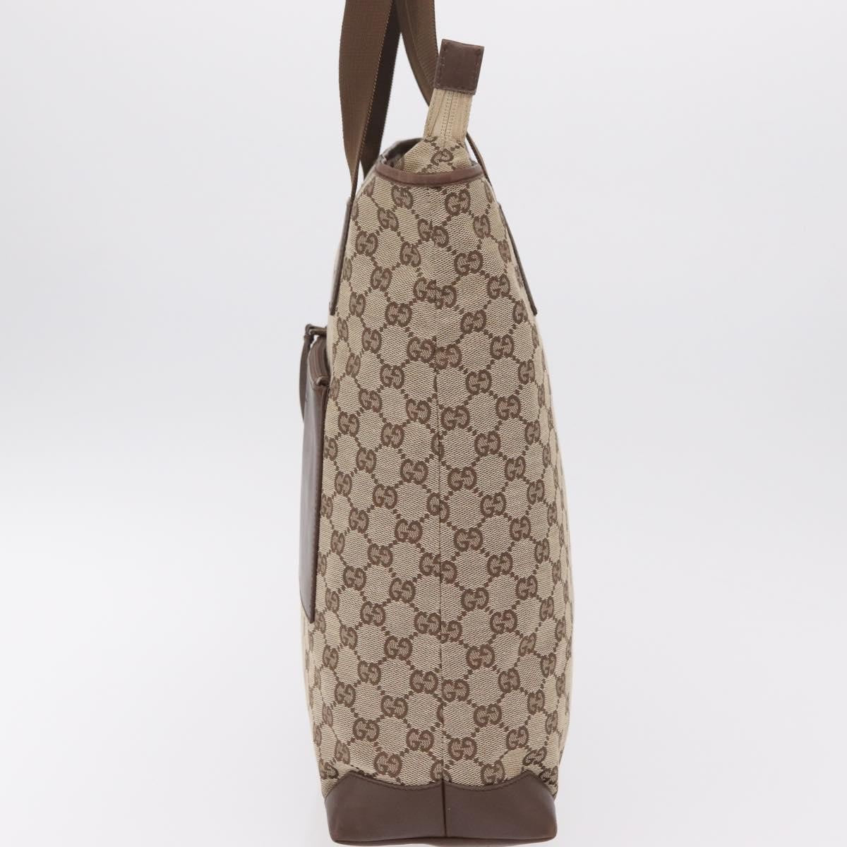 Gucci Convertible Zip GG Canvas, Beige, Canvas, Tote Bag