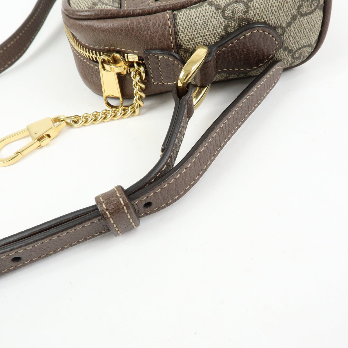 Gucci Ophidia GG Coated Canvas, Beige, Canvas, Shoulder Bag