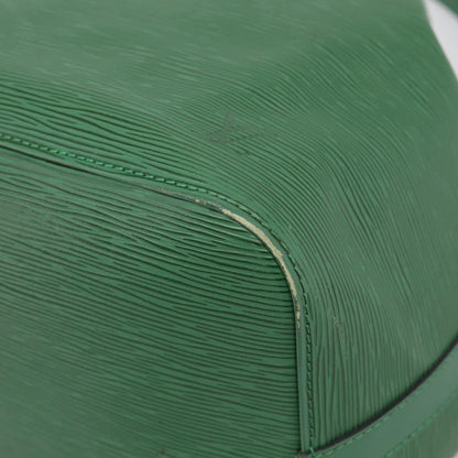 Louis Vuitton Petit Noe Epi Leather, Green, Leather, Handbag