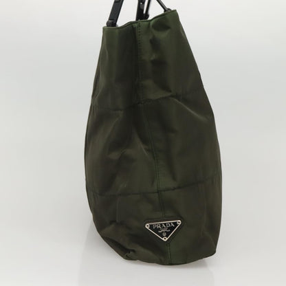 Prada Vintage Tessuto, Khaki, Nylon, Shoulder Bag