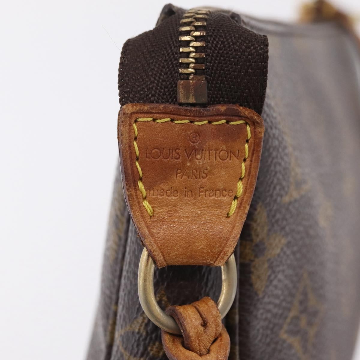 Louis Vuitton Pochette Accessoires Monogram Canvas, Brown, Canvas, Clutch