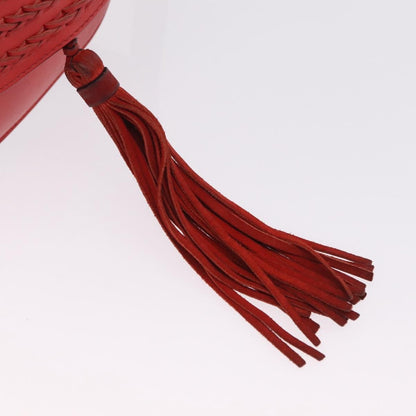Chloe Hudson Whipstitch Leather, Red, Leather, Handbag
