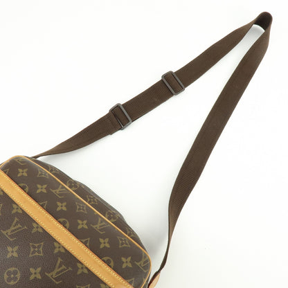 Louis Vuitton Reporter Monogram Canvas, Brown, Canvas, Shoulder Bag
