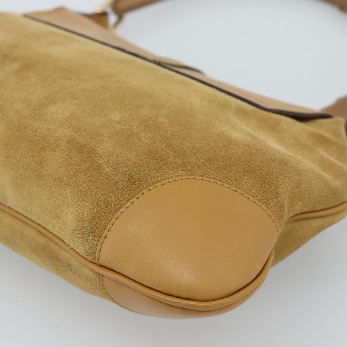 Gucci Bamboo Jackie Suede, Beige, Suede, Handbag