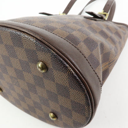 Louis Vuitton Marais Bucket Damier, Brown, Canvas, Handbag