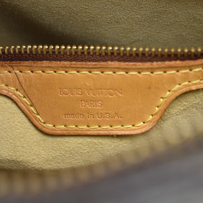 Louis Vuitton Looping Monogram Canvas, Brown, Canvas, Handbag