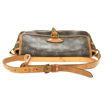 Louis Vuitton Sologne Monogram Canvas, Brown, Canvas, Handbag