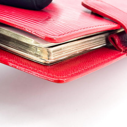 Louis Vuitton Ring Agenda Cover Epi Leather, Red, Leather, Briefcase