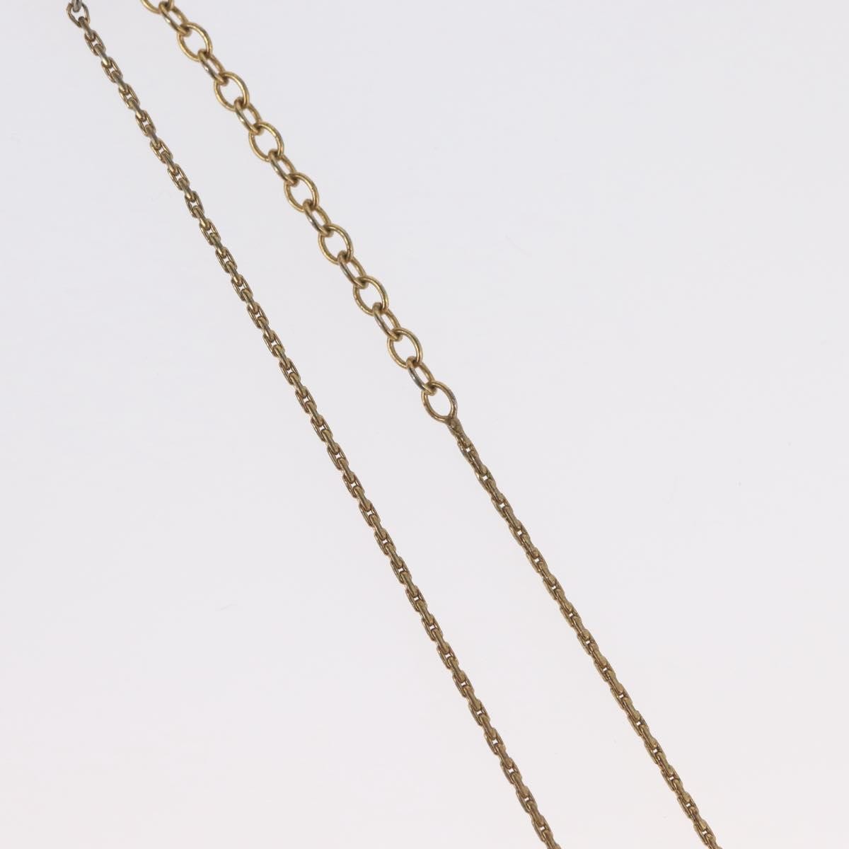 Christian Dior CD Pendant Metal and Crystals, Gold, Metal, Necklace