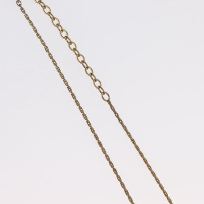Christian Dior CD Pendant Metal and Crystals, Gold, Metal, Necklace