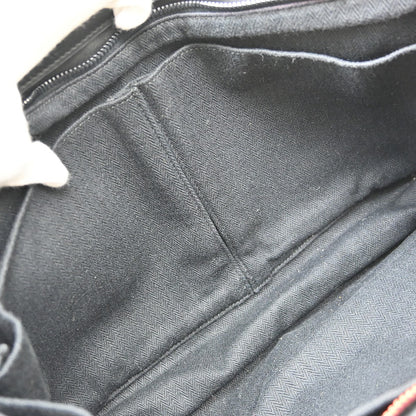 Hermes Horizontal Caravan Leather, Black, Leather, Tote Bag