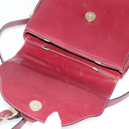 Bally Vintage Leather, Burgundy, Leather, Shoulder Bag