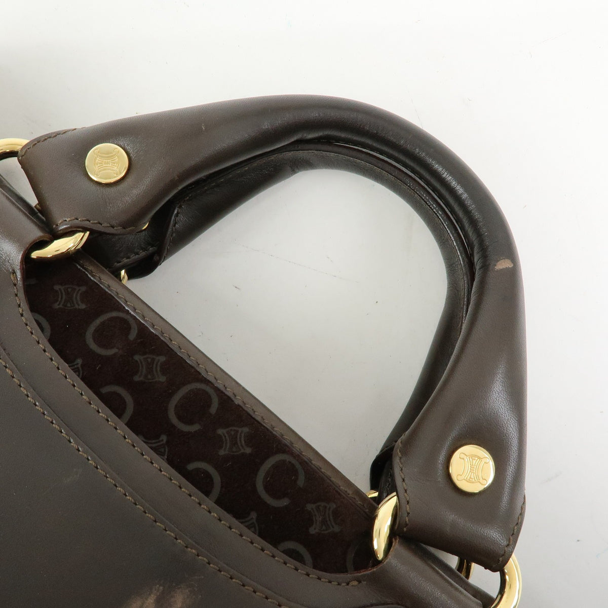 Celine Boogie Suede, Brown, Suede, Handbag