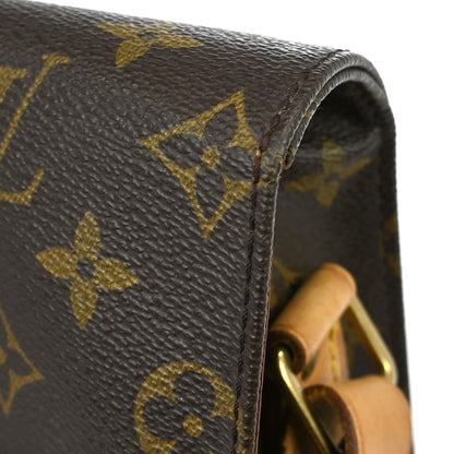 Louis Vuitton Cartouchiere Monogram, Brown, Canvas, Shoulder Bag