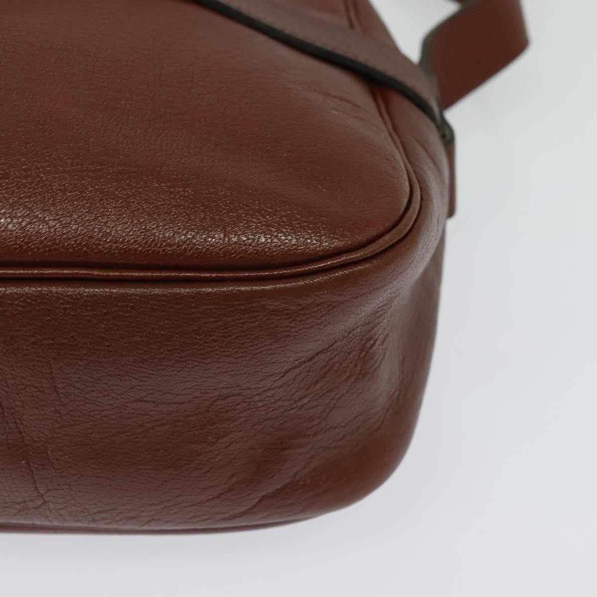 Christian Dior Vintage Leather, Brown, Leather, Shoulder Bag
