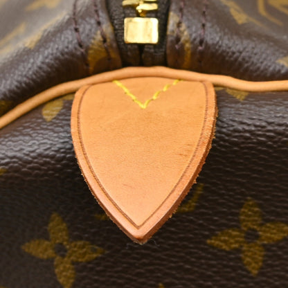 Louis Vuitton Keepall Monogram Canvas, Brown, Canvas, Travel Bag