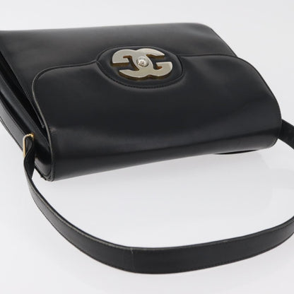 Gucci Shoulder Leather, Black, Leather, Shoulder Bag
