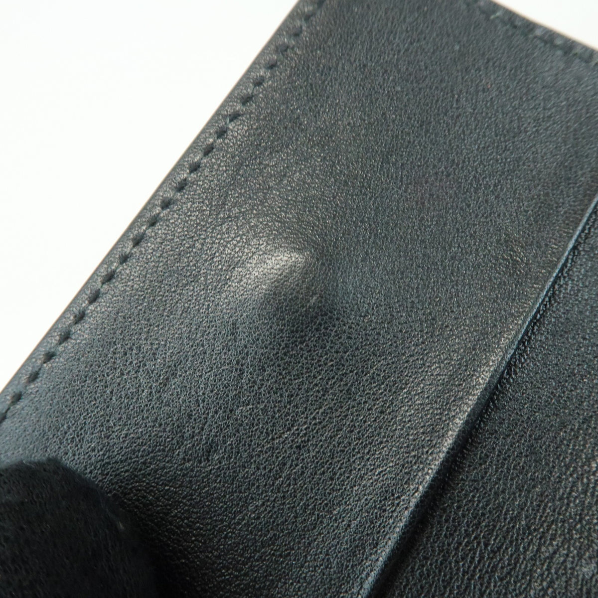 Gucci Flap Card Case Guccissima Leather, Black, Leather, Card Holder