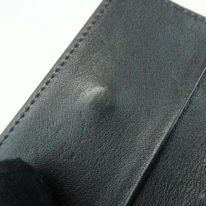 Gucci Flap Card Case Guccissima Leather, Black, Leather, Card Holder