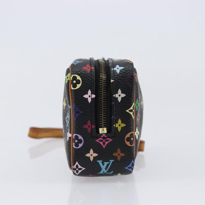 Louis Vuitton Wapity Trousse Monogram Multicolor, Black, Canvas, Clutch