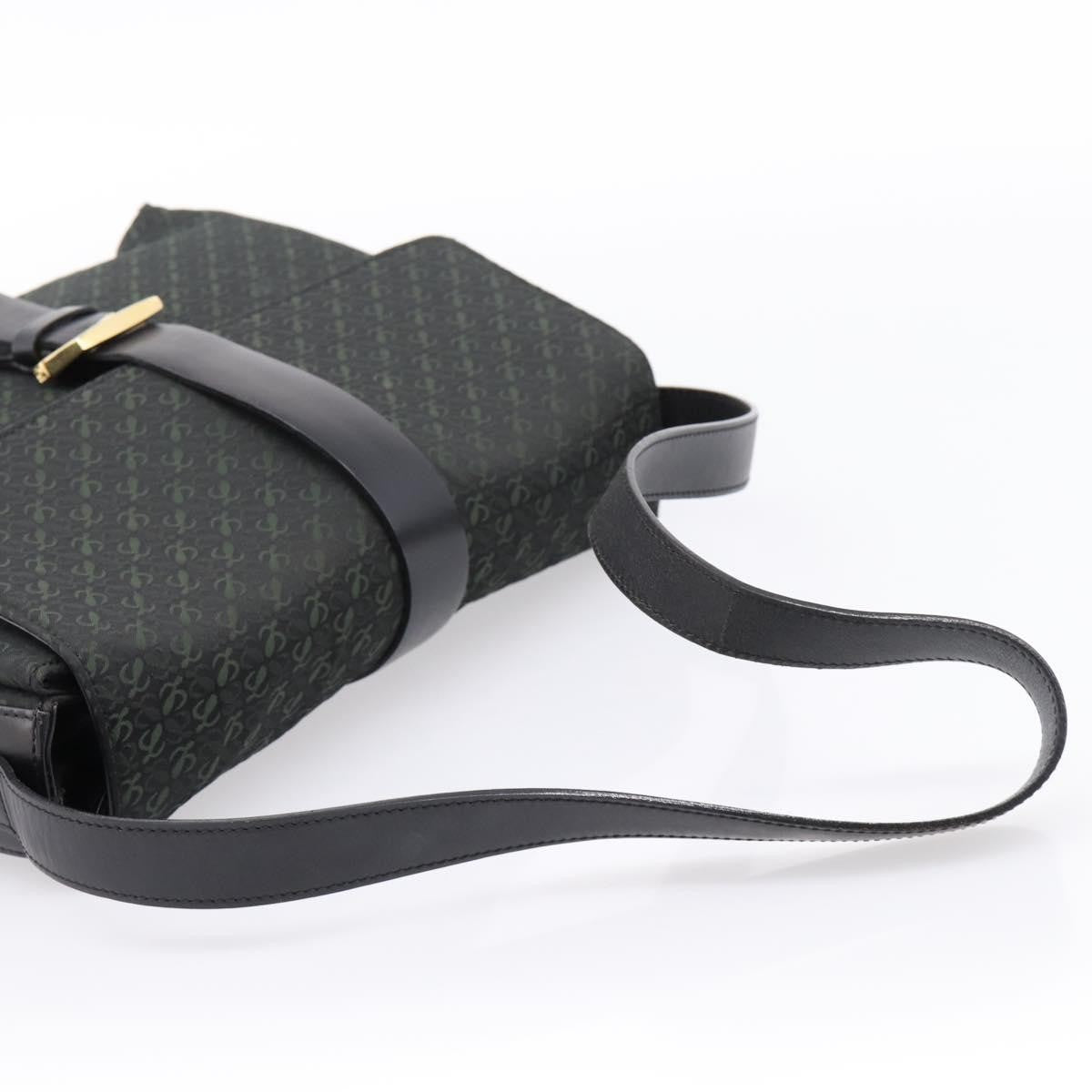 Loewe Vintage Canvas, Green, Canvas, Shoulder Bag