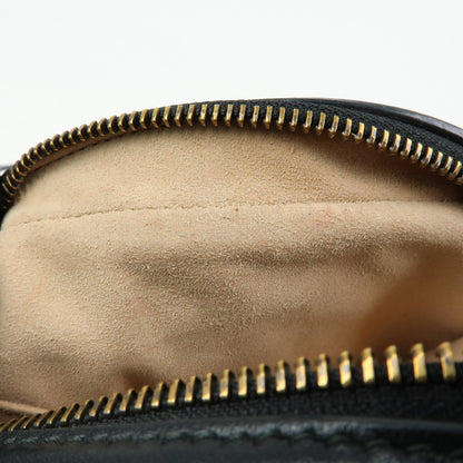 Gucci GG Marmont Matelasse Patent, Black, Leather, Shoulder Bag
