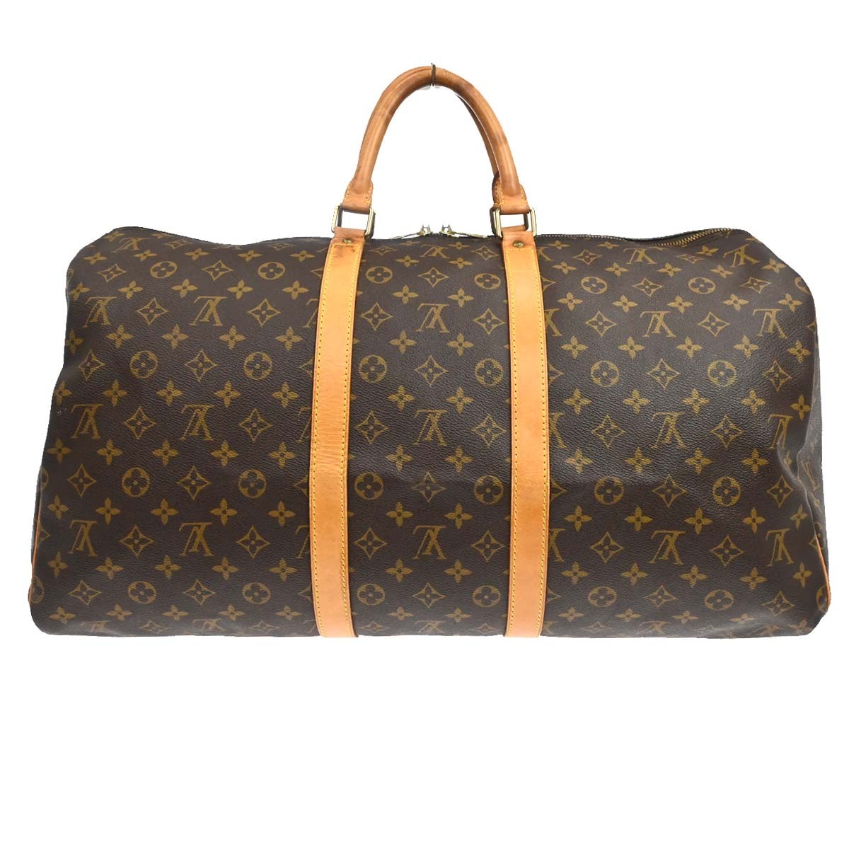 Louis Vuitton Keepall Monogram Canvas, Brown, Canvas, Travel Bag