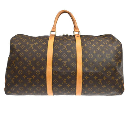 Louis Vuitton Keepall Monogram Canvas, Brown, Canvas, Travel Bag