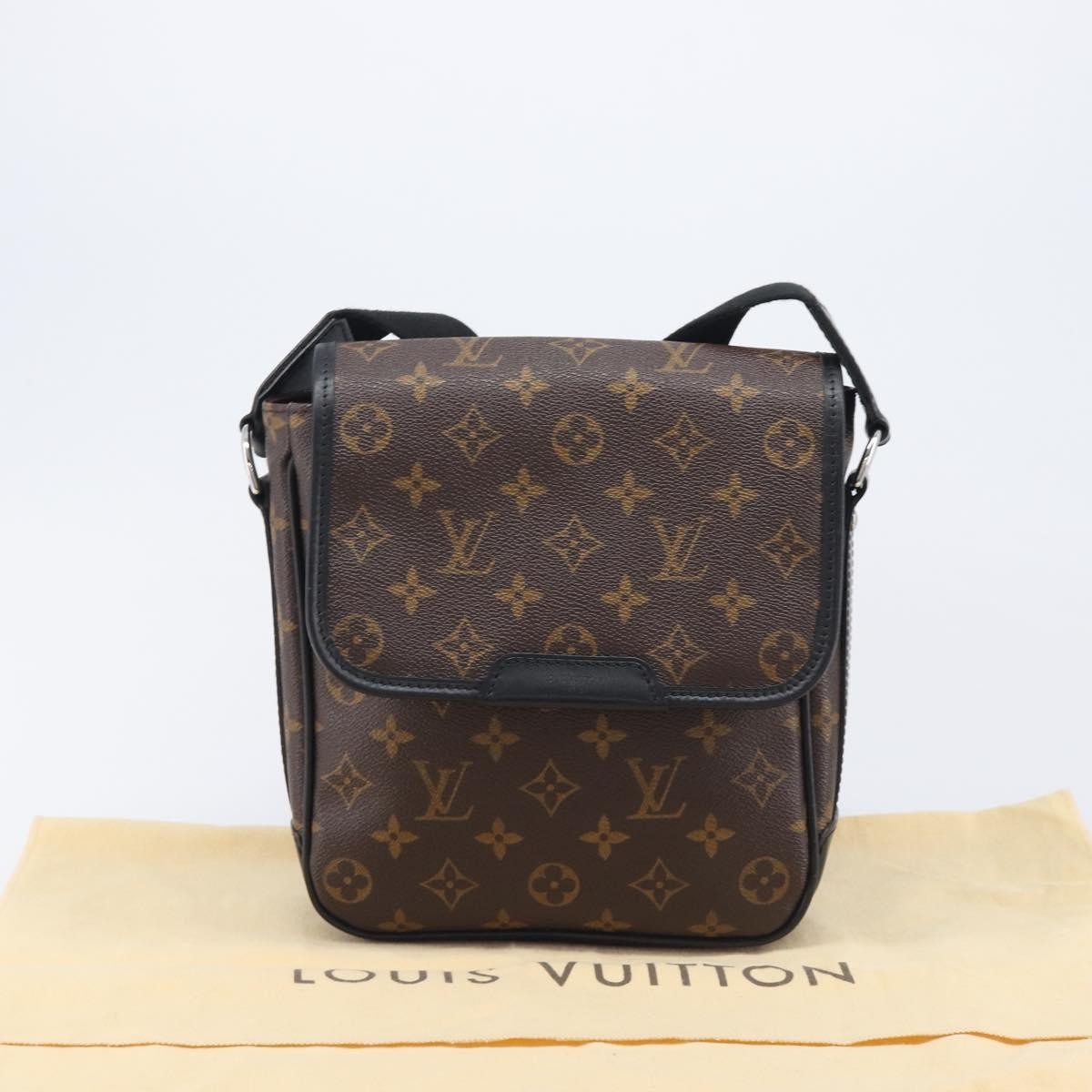 Louis Vuitton Bass Messenger Macassar Monogram Canvas, Brown, Canvas, Handbag