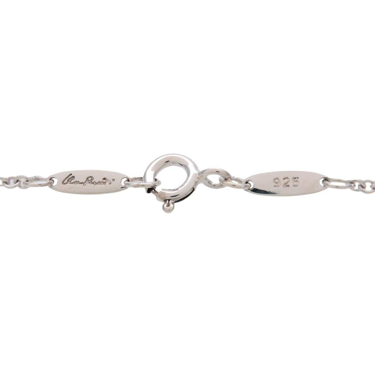 Tiffany & Co. Elsa Peretti Open Heart Pendant Sterling Silver, Silver, Sterling Silver, Necklace